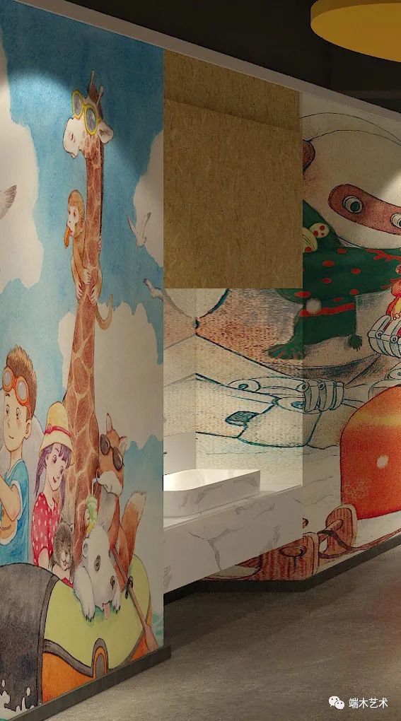 丹青坊 | 现代校区设计，温暖童年的艺术空间-23