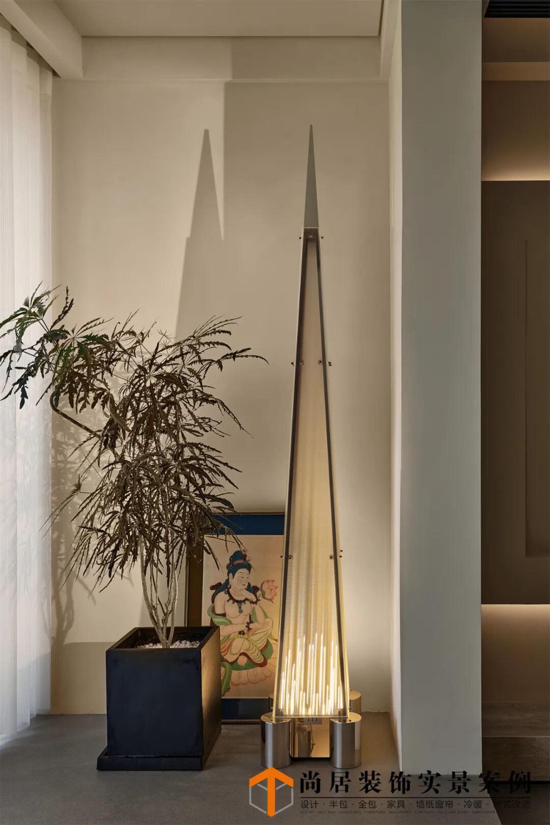 尚居实景案例丨60w打造出的140平暗调空间丨中国南京丨尚居装饰-15