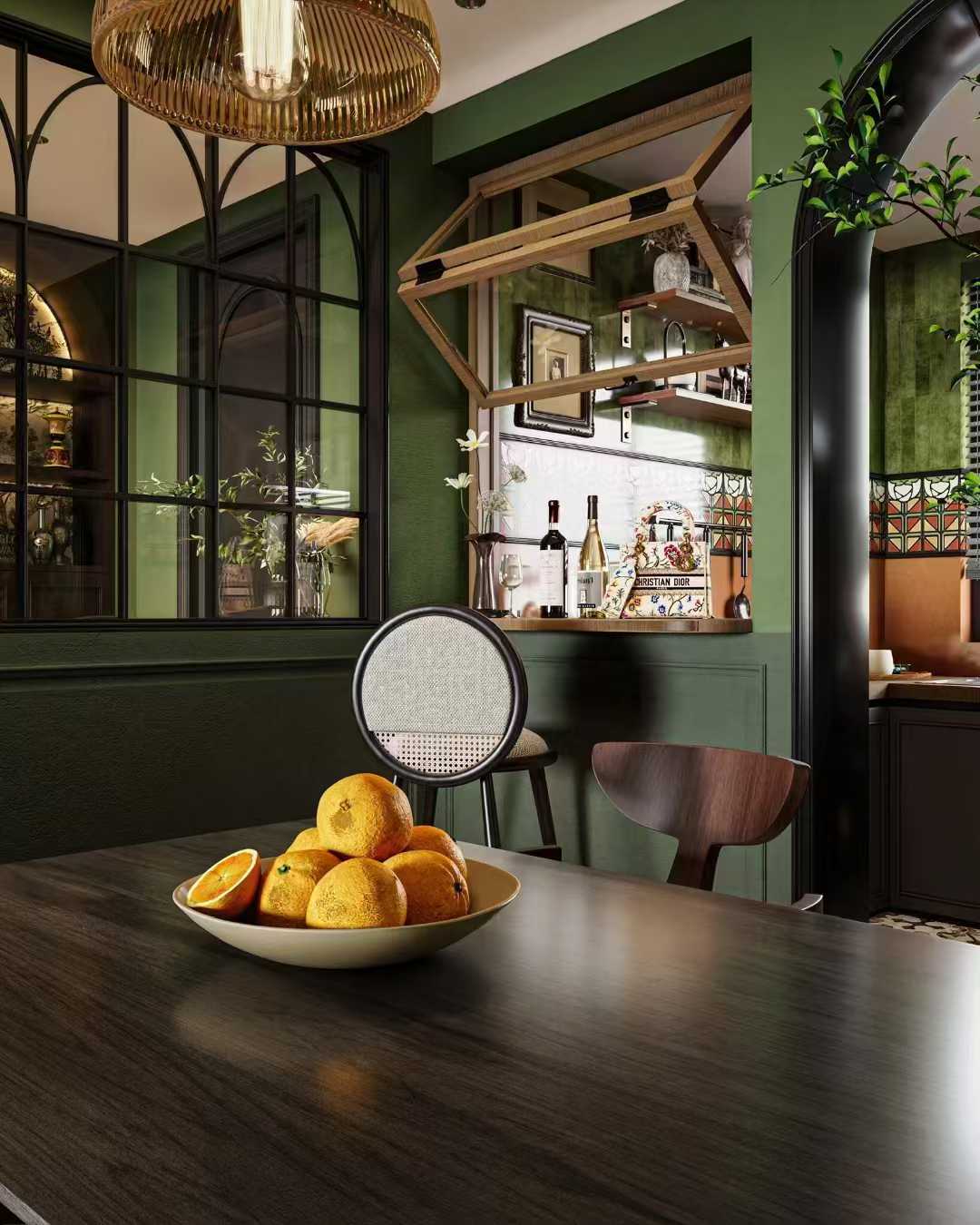 现代复古  美式（Modern Vintage）室内设计-23