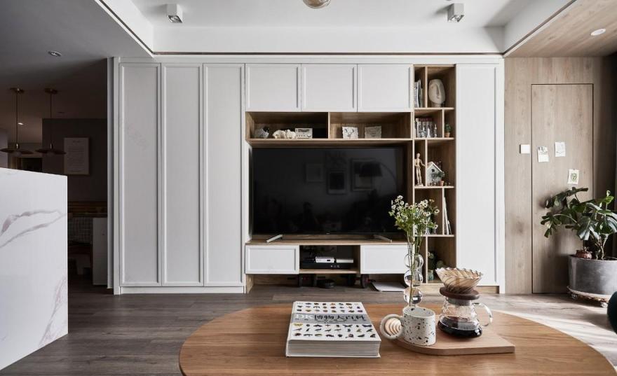 北京通州 90 平米现代轻奢三室一厅,设计巧妙利用空间-18