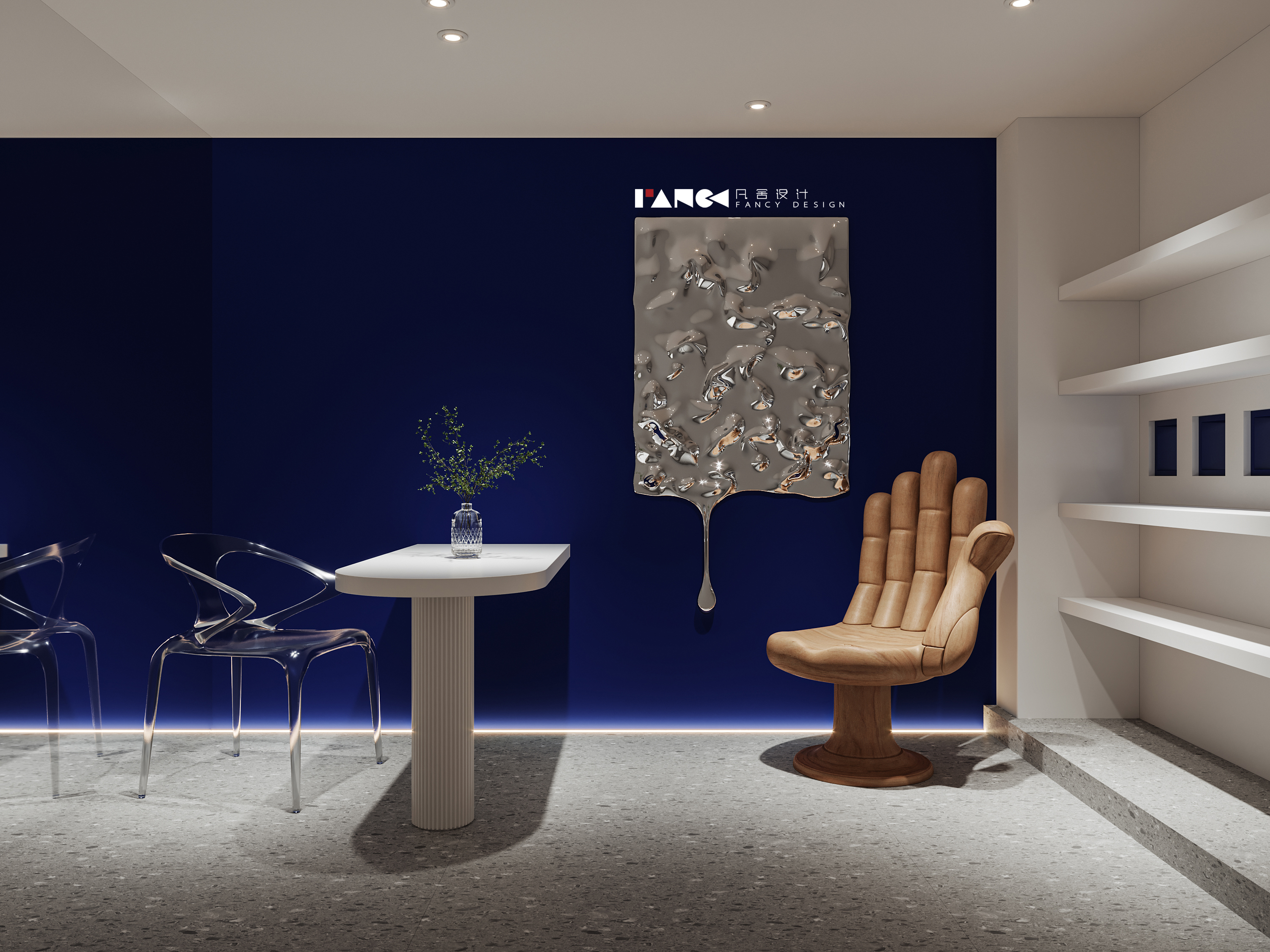 现代风格鞋店效果图表现-12