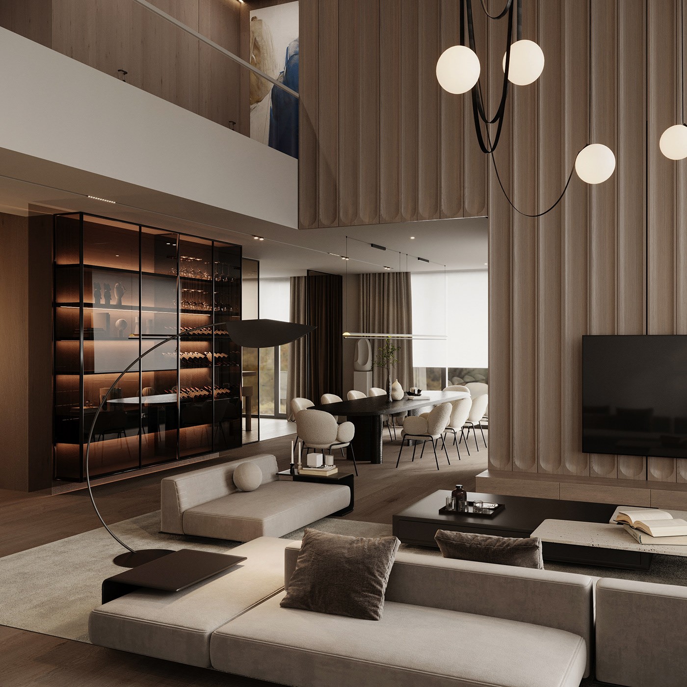 现代轻奢风空间设计-10