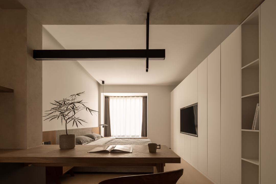 焦糖栗子色的治愈之家 · 秋日原木风设计丨如一建筑设计-64