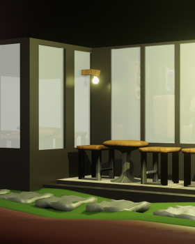 3d Coffee Shop