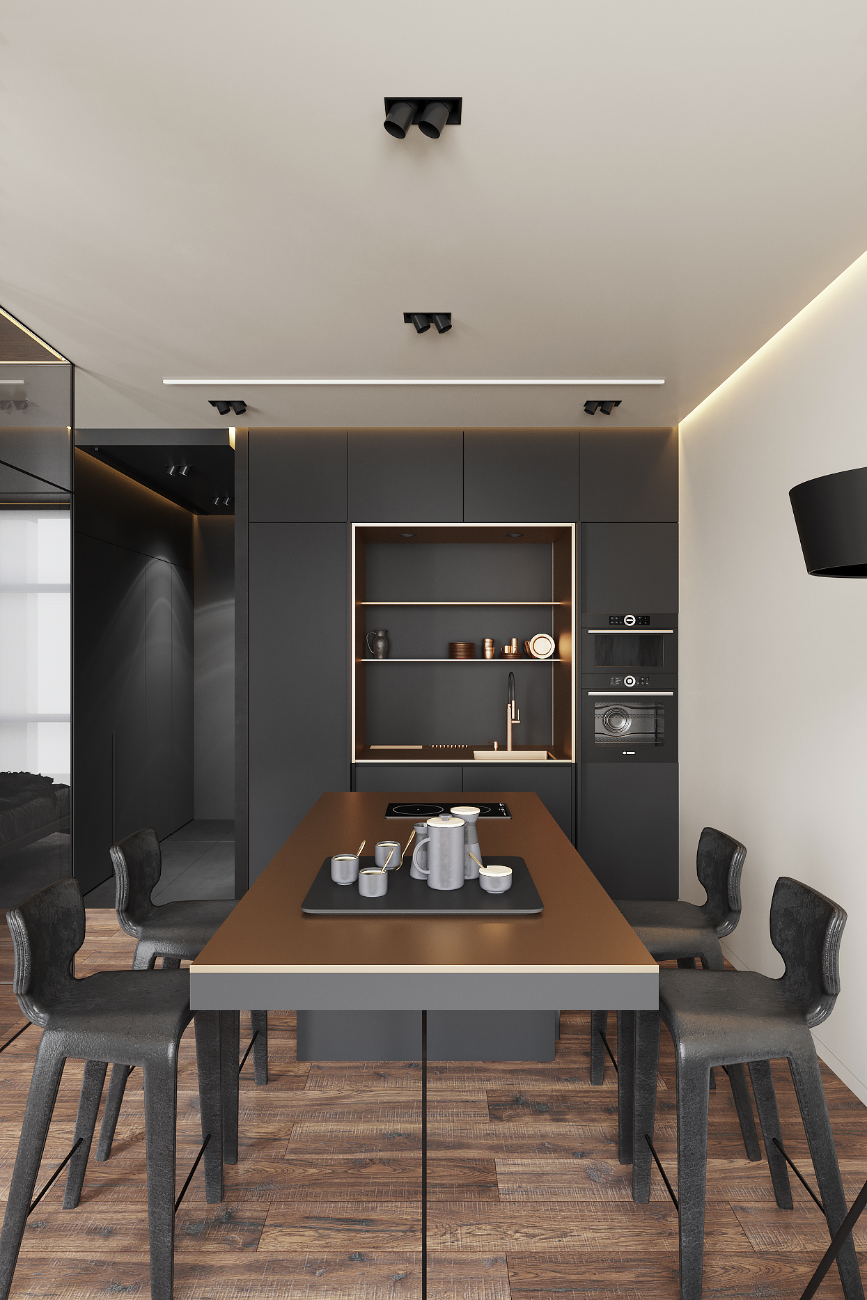 Kiev 公寓设计丨乌克兰基辅丨Katerina Zubkova-4