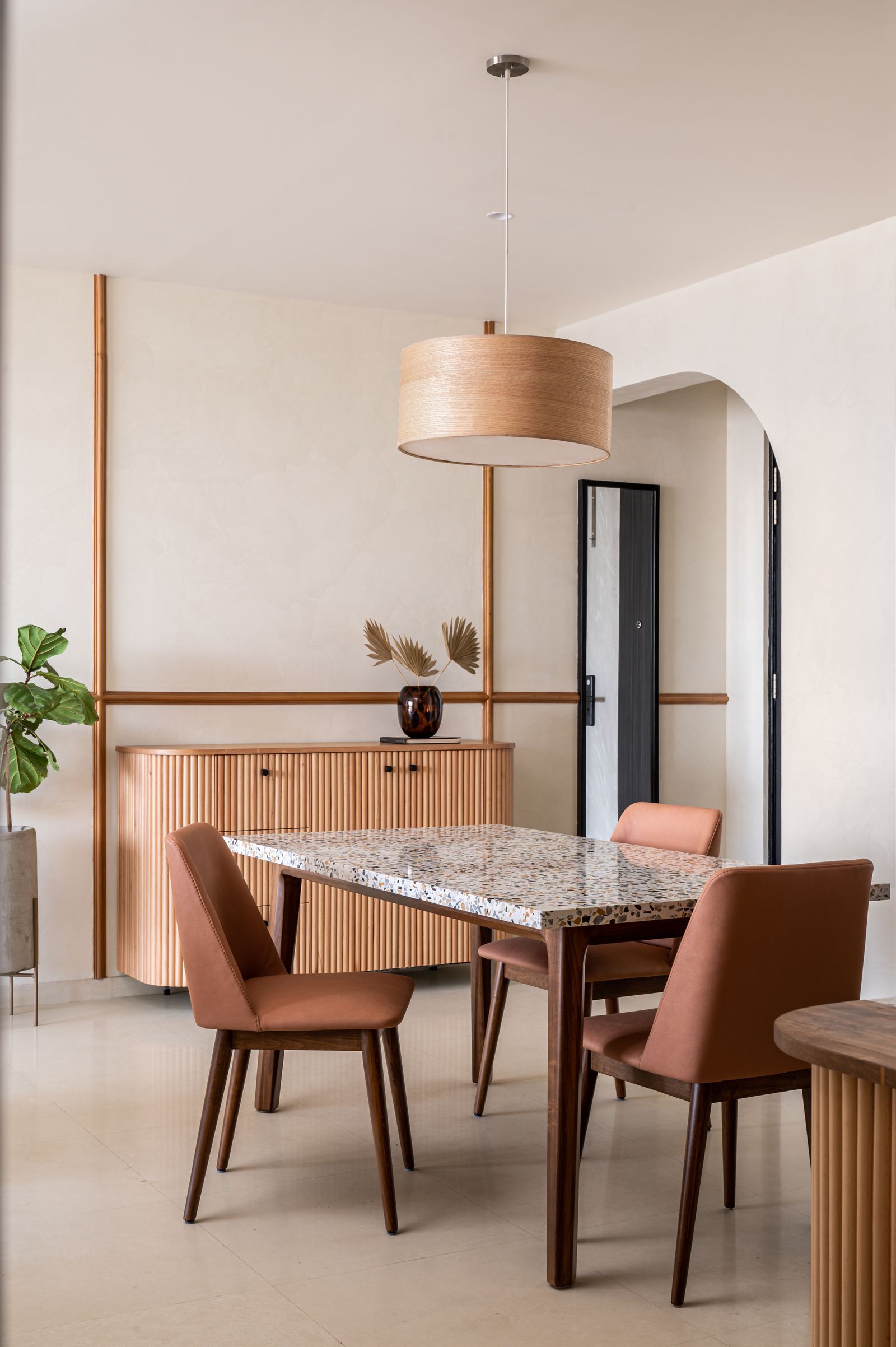 900 平方英尺班加罗尔居家办公改造住宅丨印度班加罗尔丨5FT. Apart 的 Taarini Jouhari-14