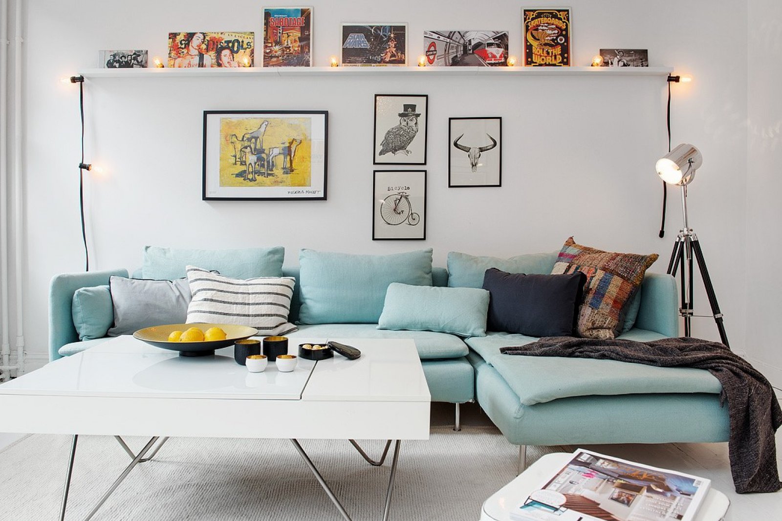 高效布局的两居室瑞典公寓-5