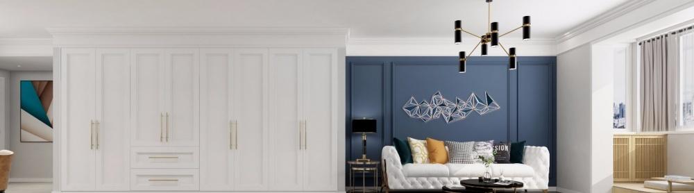 蓝白之家,简约舒适的空间设计-4