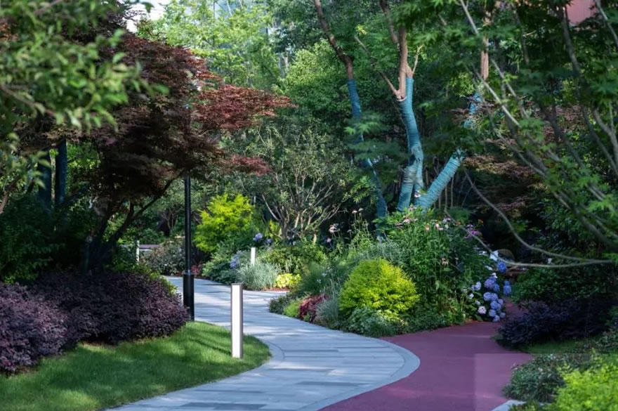 上海朗詩新西郊 | 绿意盎然的新亚洲风格景观设计-42