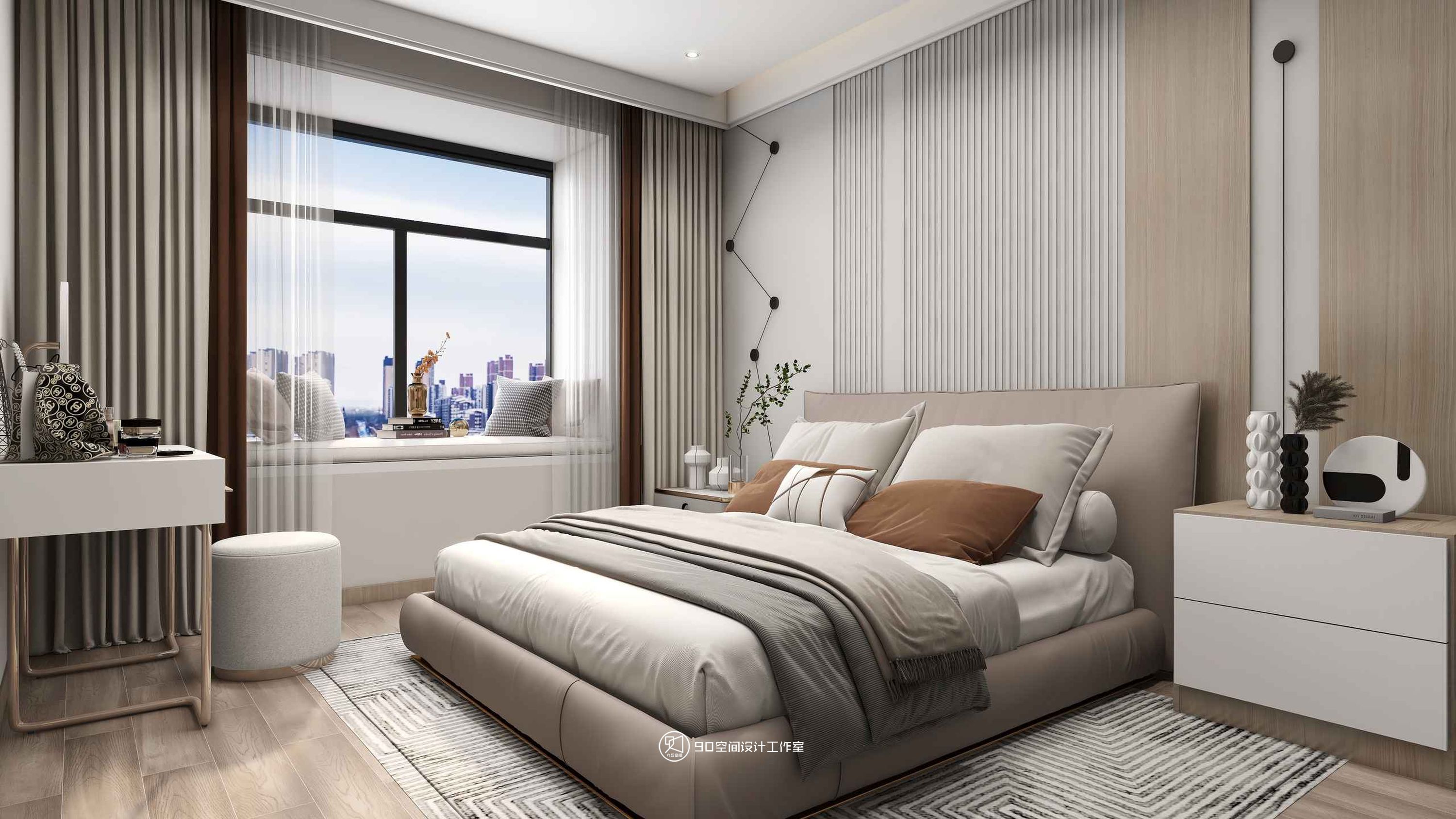 湖畔雅居 · 现代风格原木设计-35