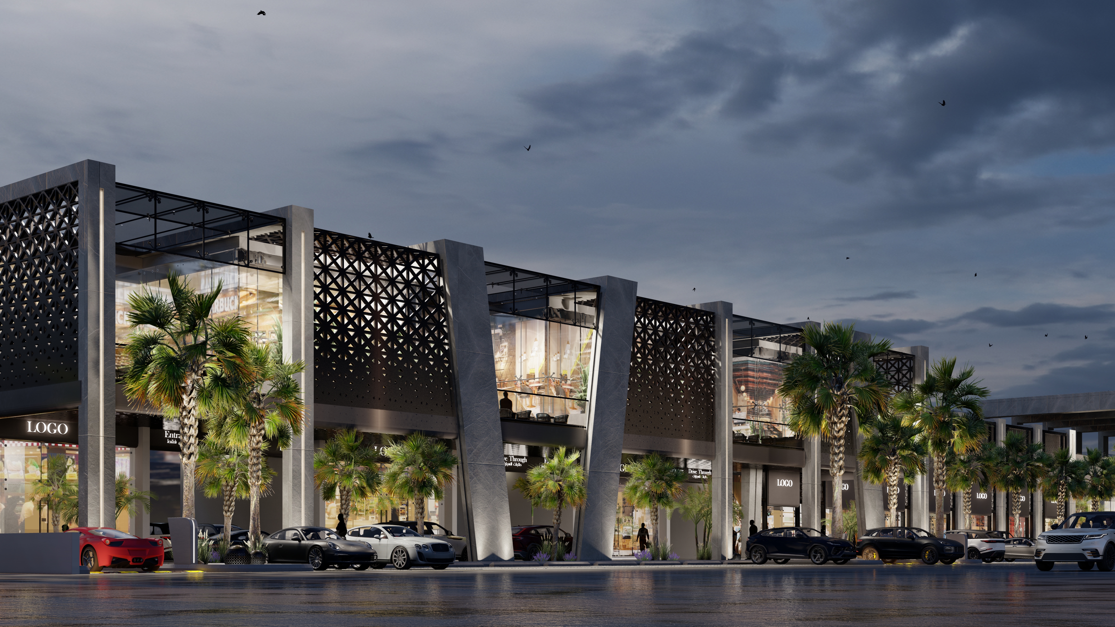 Strip Mall in Riyadh Saudi Arabia-1