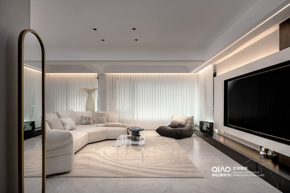 重庆龙湖尘林间现代风格装修案例丨中国重庆丨重庆俏业家装饰-0