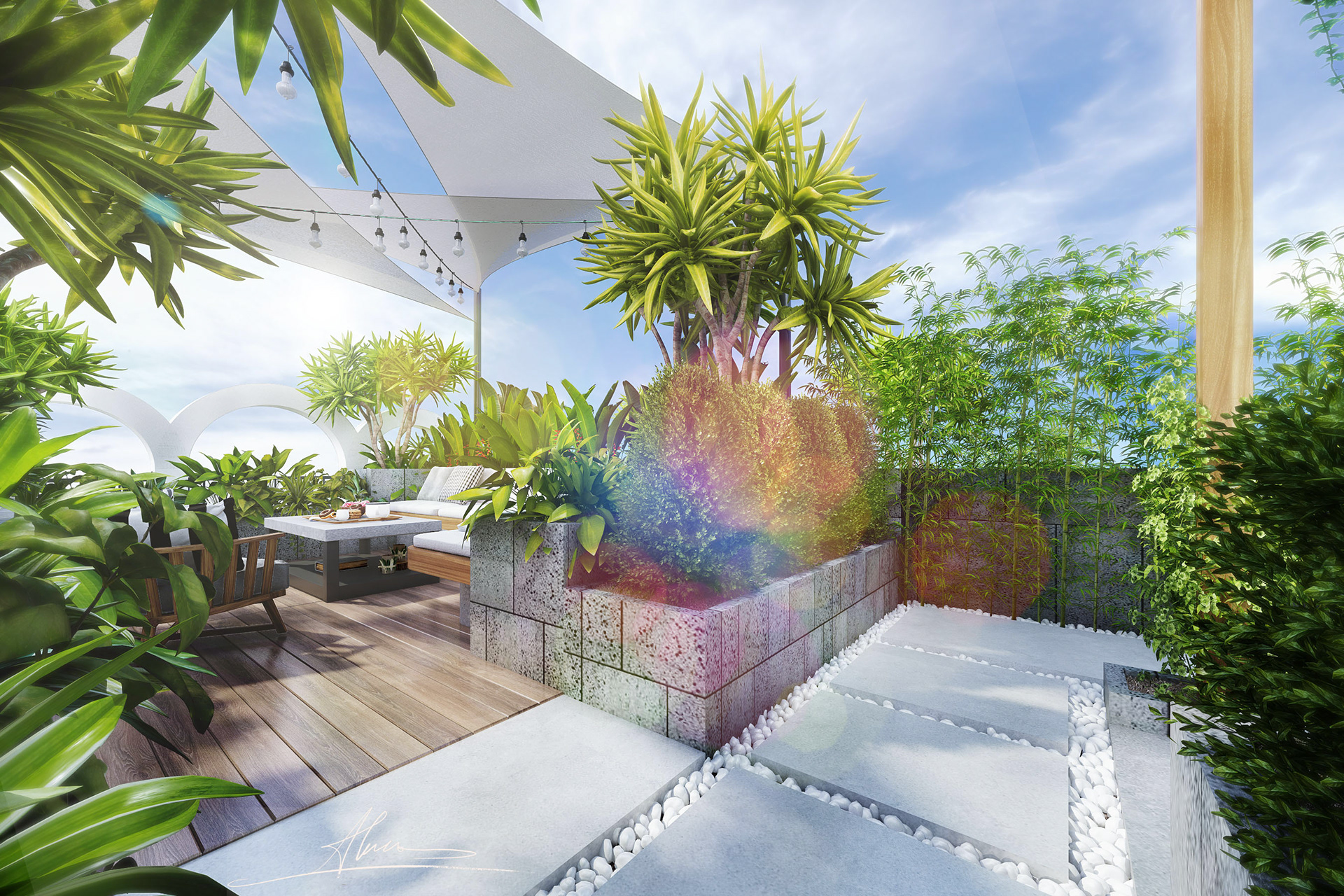 屋顶花园丨越南丨Hungnguyen-17