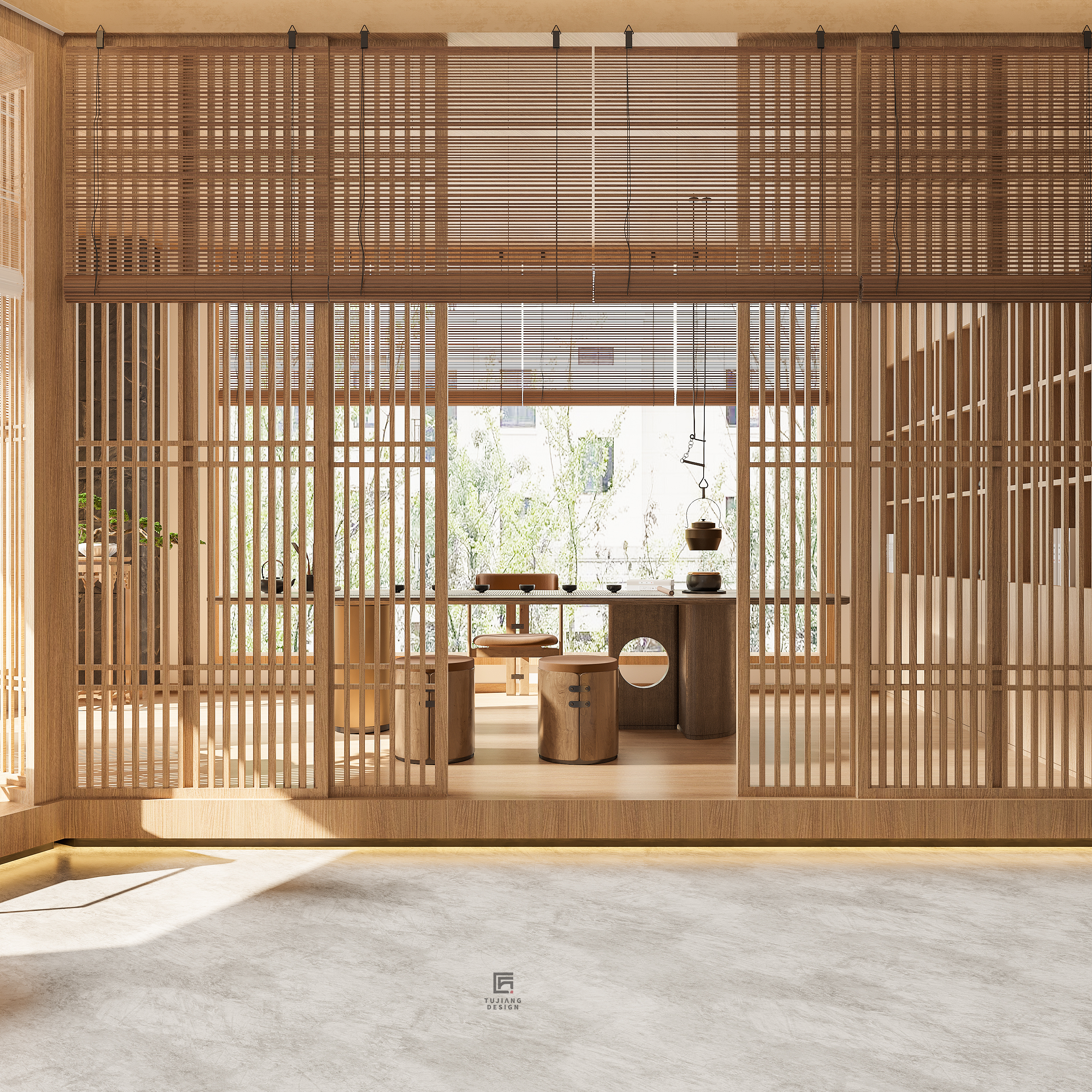 私宅设计：简素原木风，于诗意中慢享生活！-2