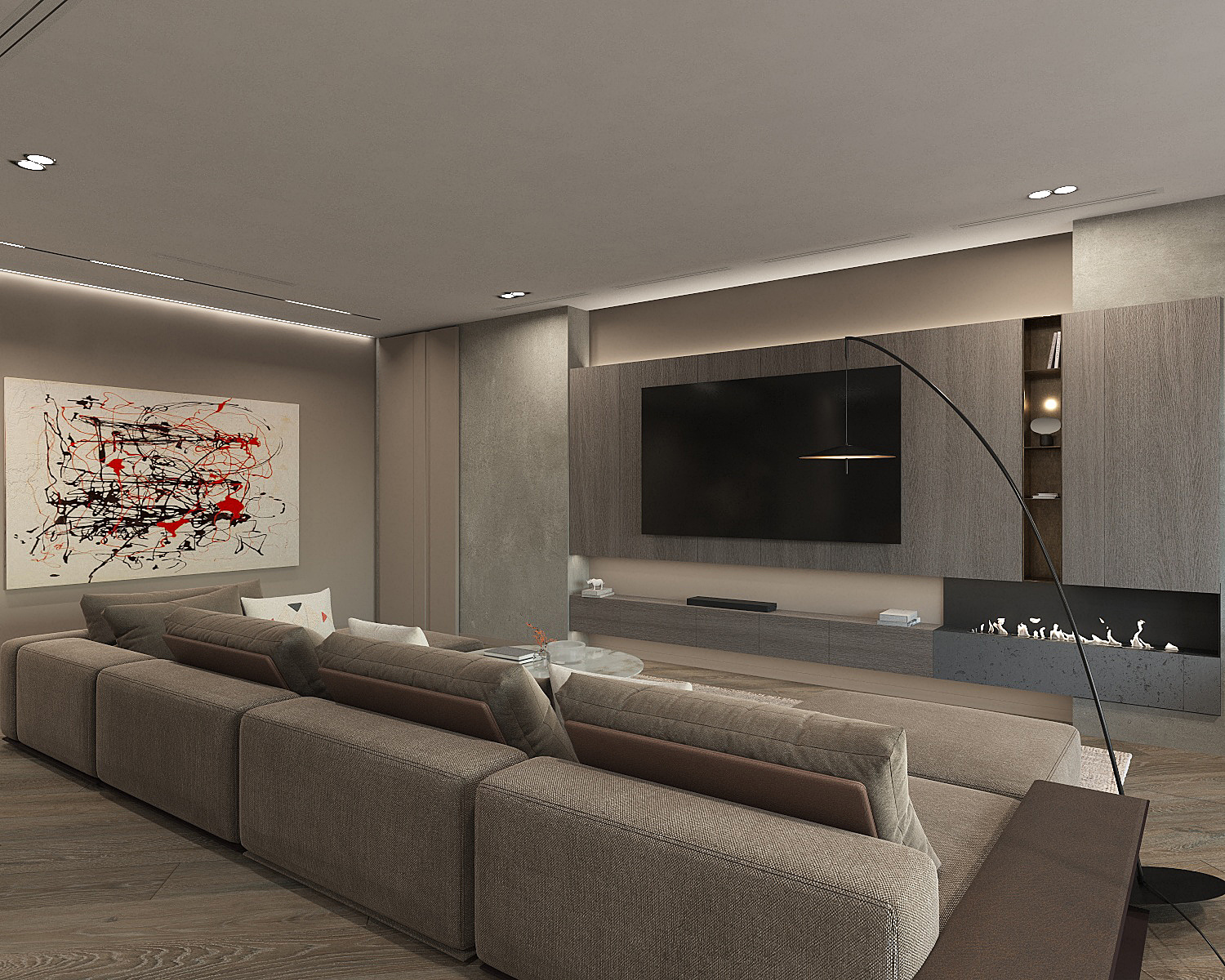 Kitchen-living room / Chisinau/ Moldova-9