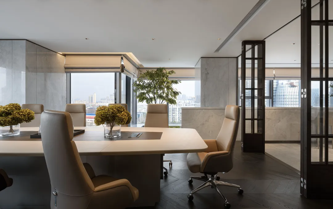 南昌联发中心办公样板房丨中国南昌丨创时空设计-25