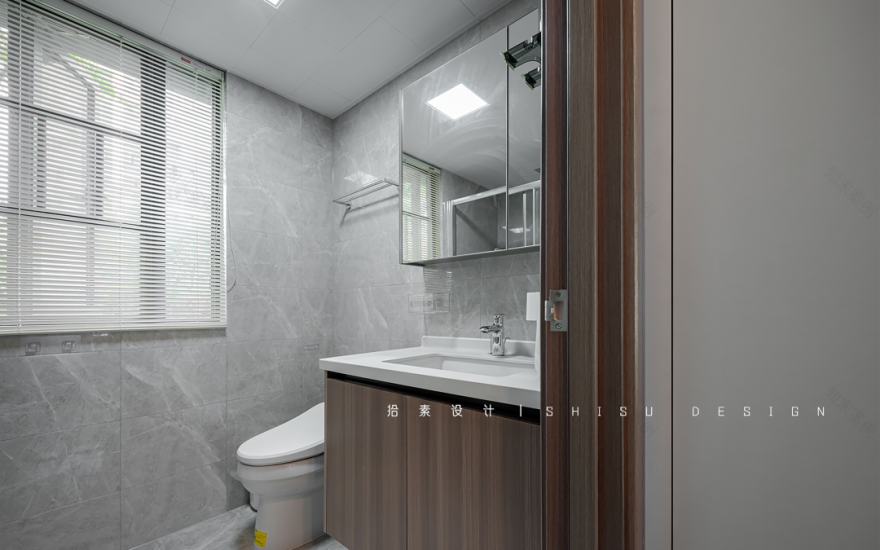 长沙·中海阅麓山142㎡现代原木风精装改造丨中国长沙丨拾素设计-80