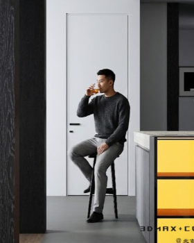 「黑与白的秩序诗学」丨现代极简空间设计叙事