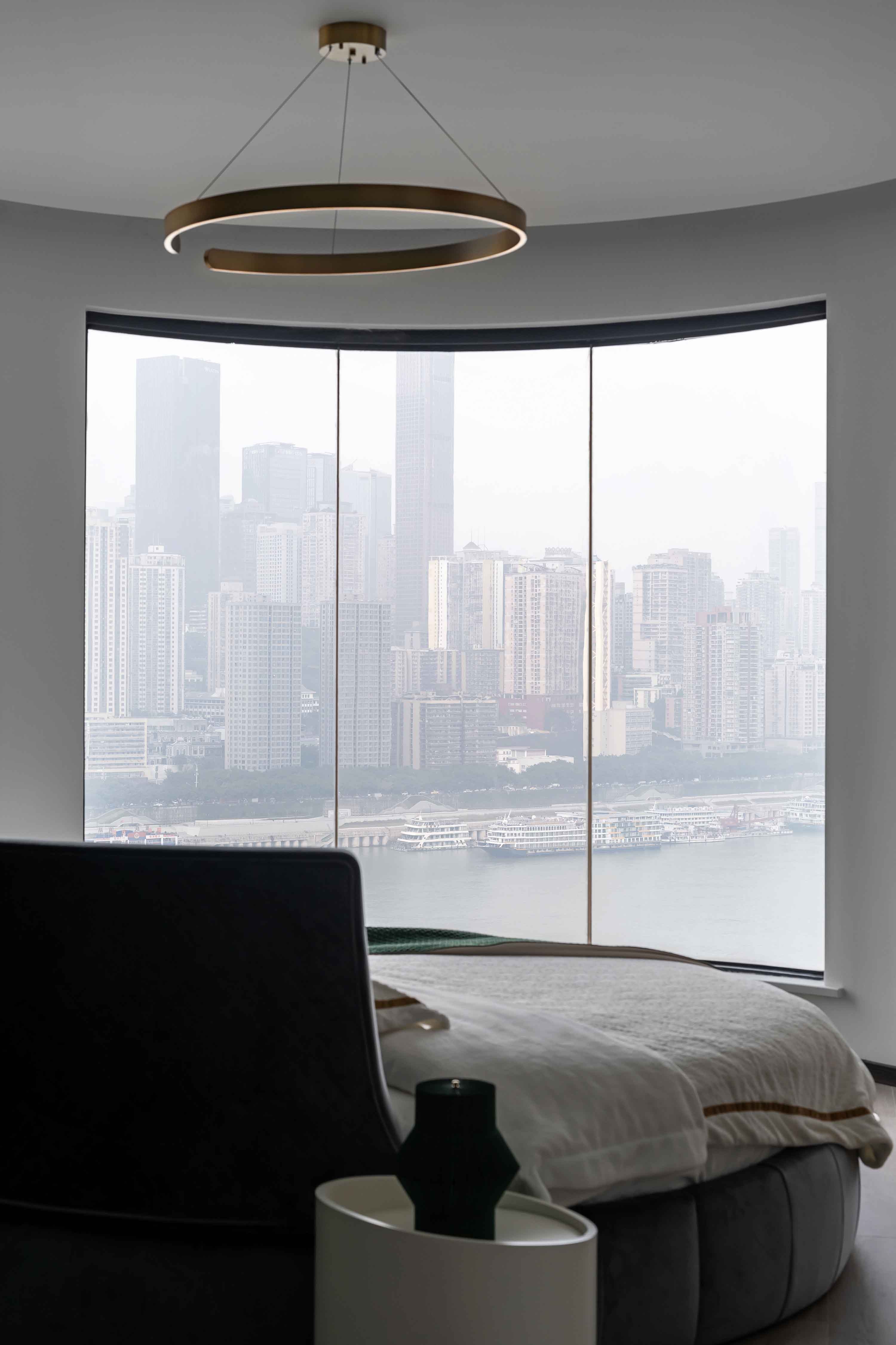 皇冠国际 160㎡ 复古绿江景梦中情房丨中国重庆丨琢信装饰-20