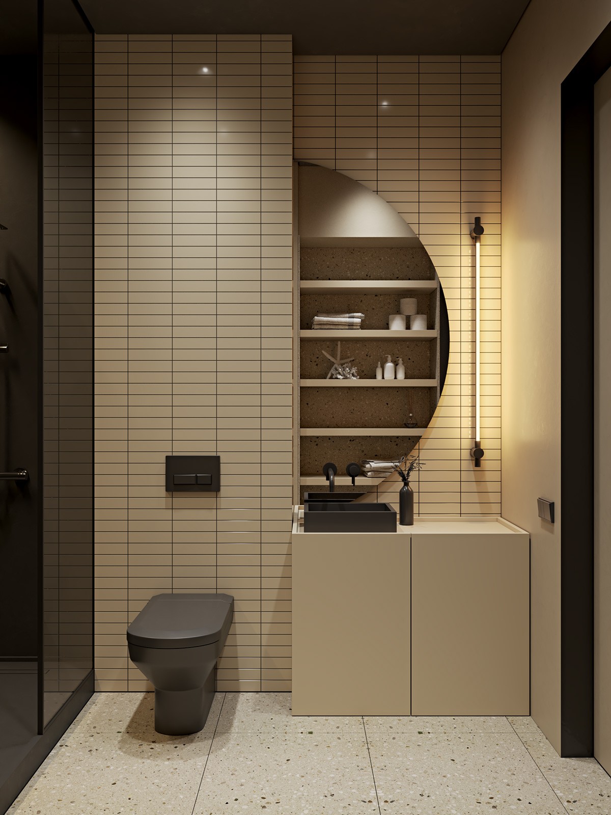 乌克兰基辅--现代清新质感公寓-21