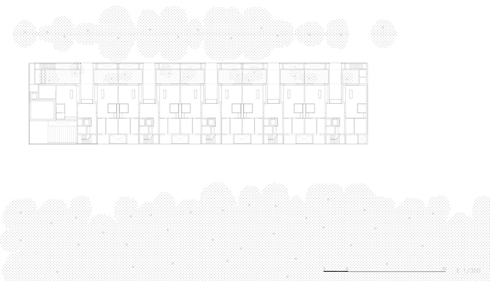巴塞罗那社会住房设计，通透空间与裸露砖墙的完美结合-33