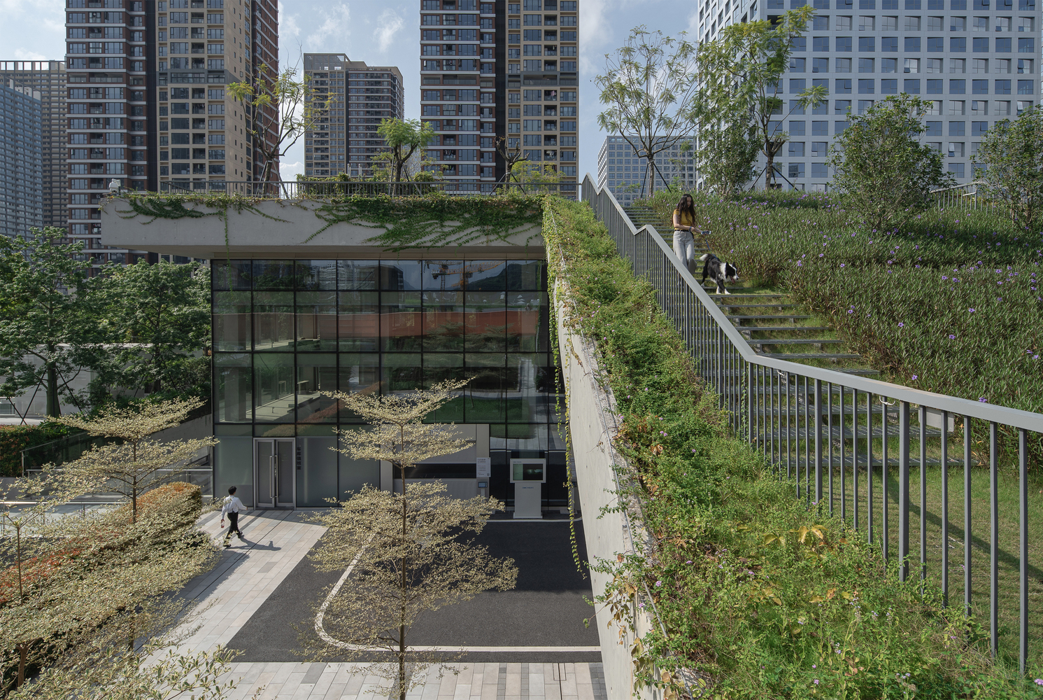 深圳万科社区 A1-B2 与公交车站-25