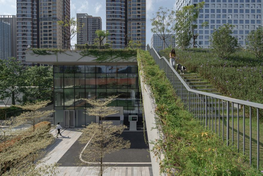 深圳万科社区 A1-B2 与公交车站-25