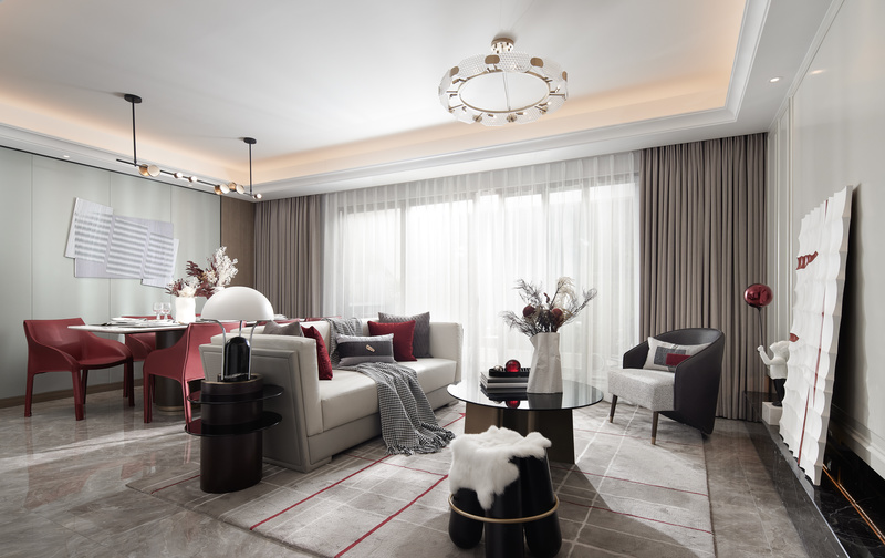 浦江千禧公园120户型 | 都会时尚风之艺术空间-6