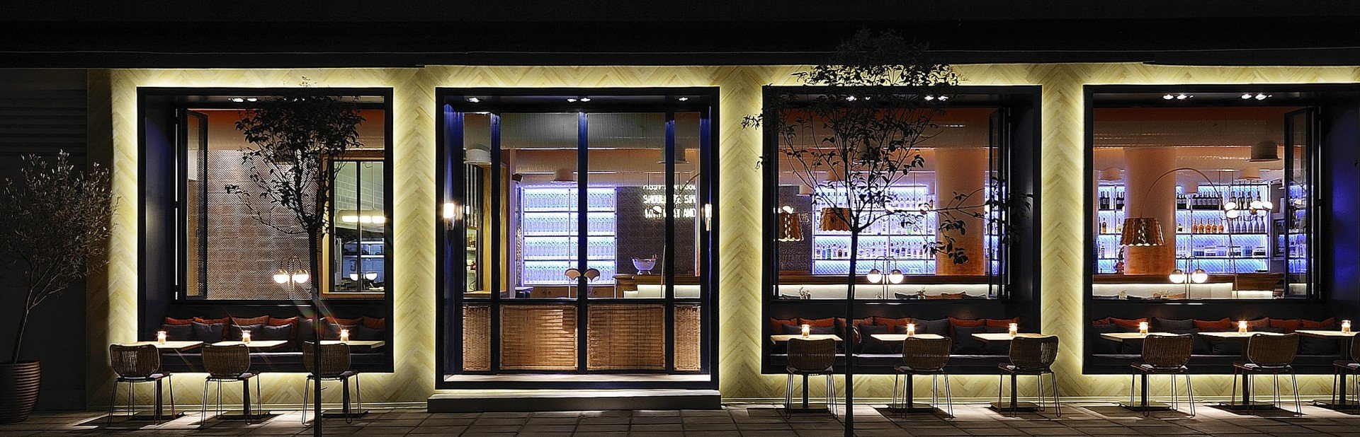 Gin Fish 海鲜餐厅 - 金属、木材与海洋元素的创意融合-4