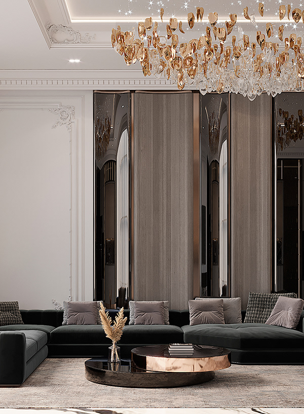 豪华客厅丨Mohammed Yossef-11