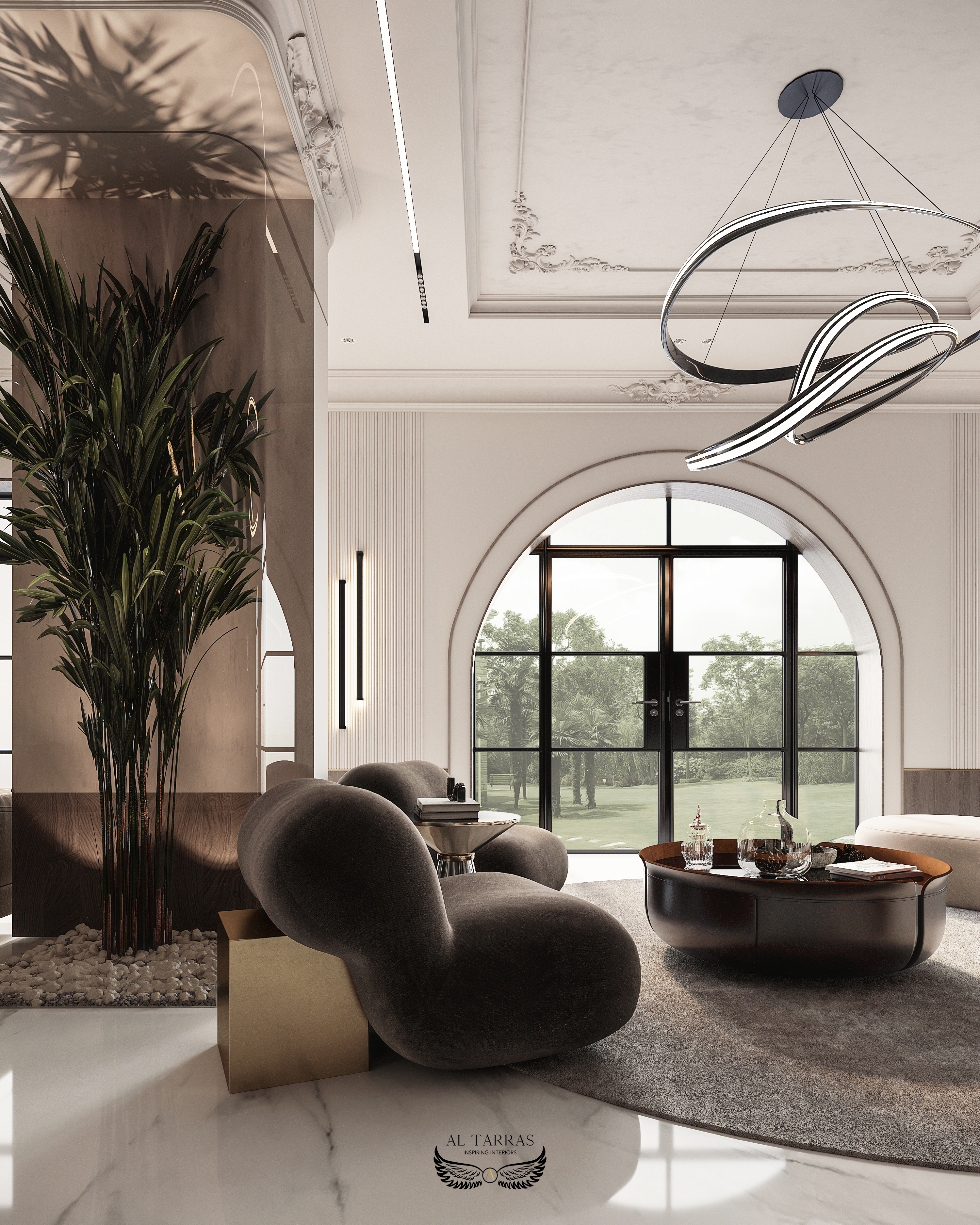 地下室客厅丨埃及开罗丨?????? design house-7