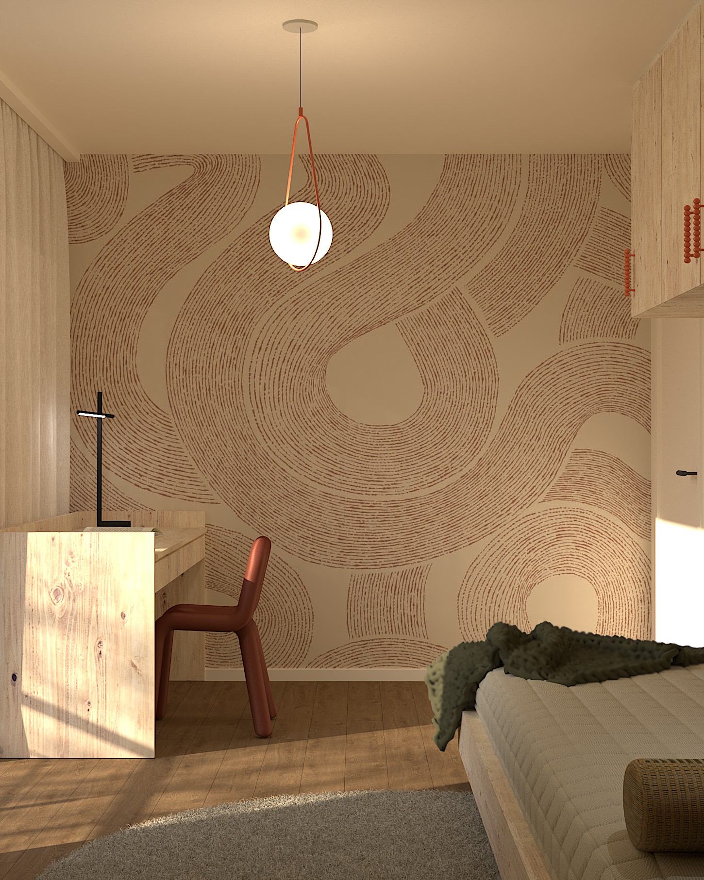 TERRACOTTA BEADS | Kids’ Room Concept-0