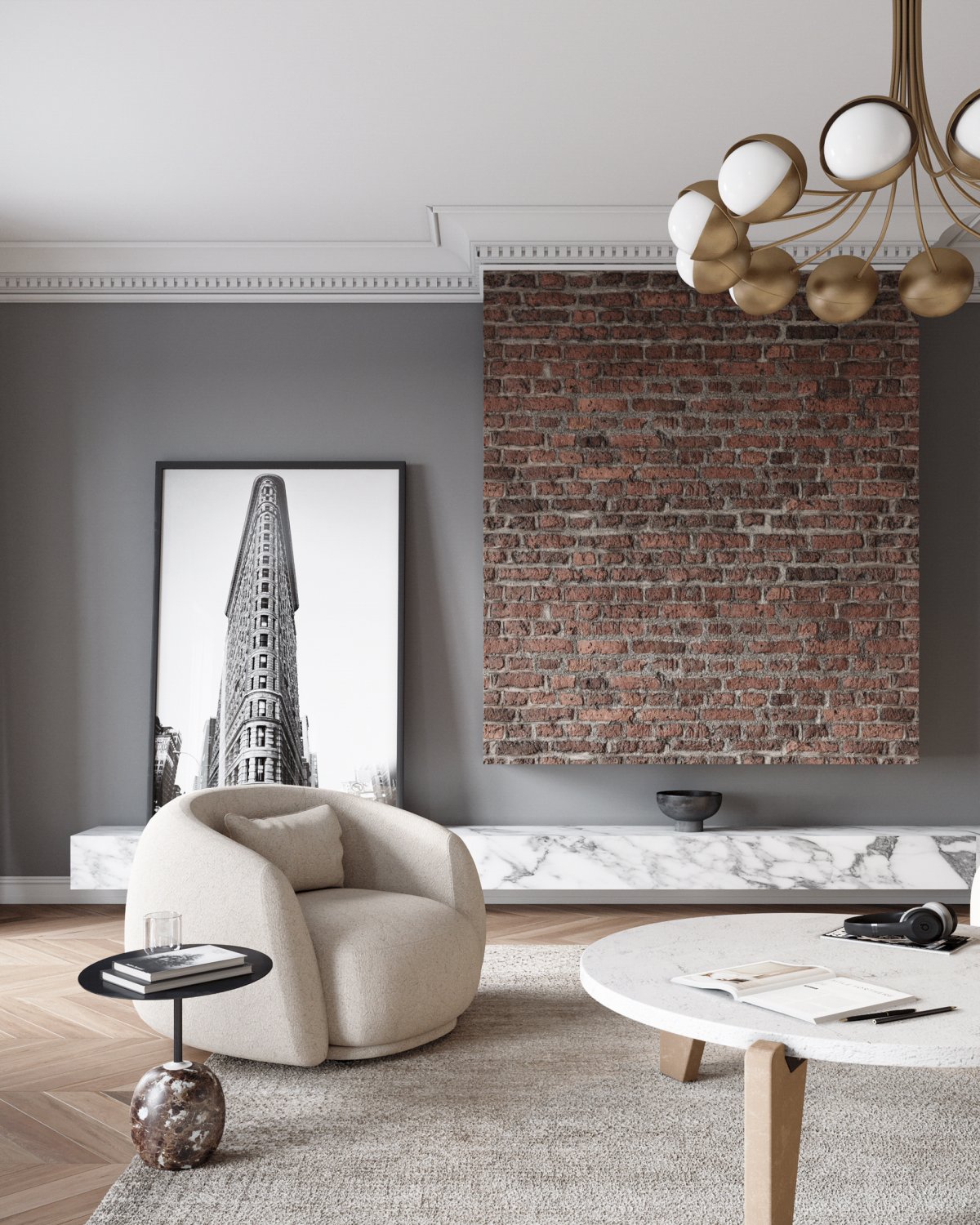 比利时工作室设计 | 红色砖块打造自然氛围-2