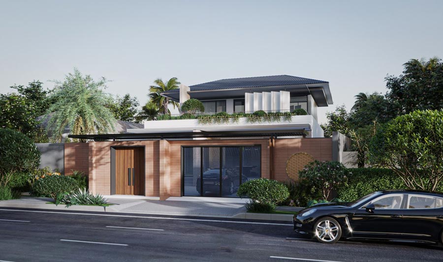 35套二层坡顶别墅设计方案丨NEOHouse vn-13