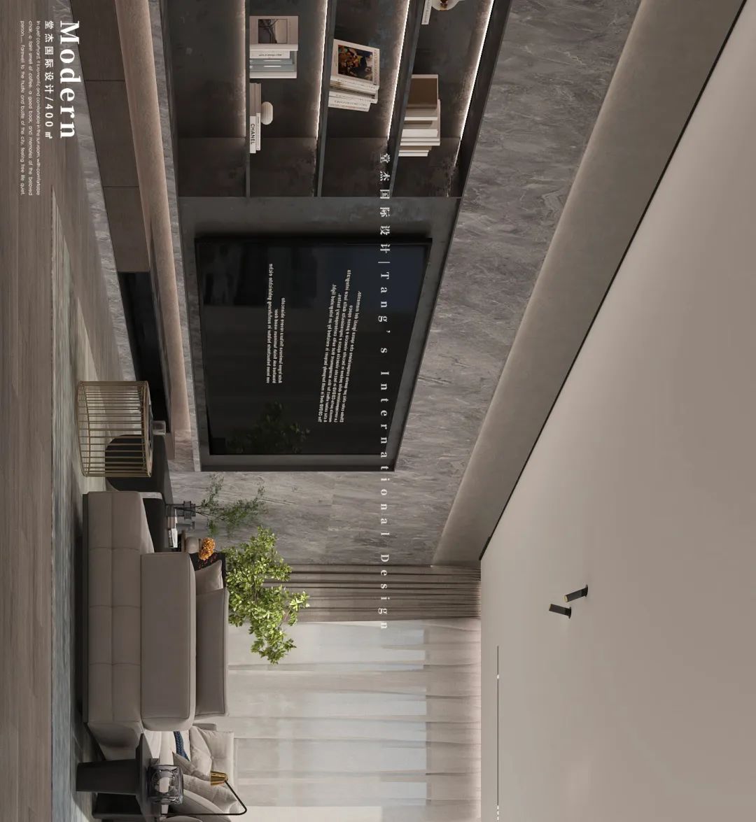 400㎡现代艺术空间丨堂杰国际设计-9