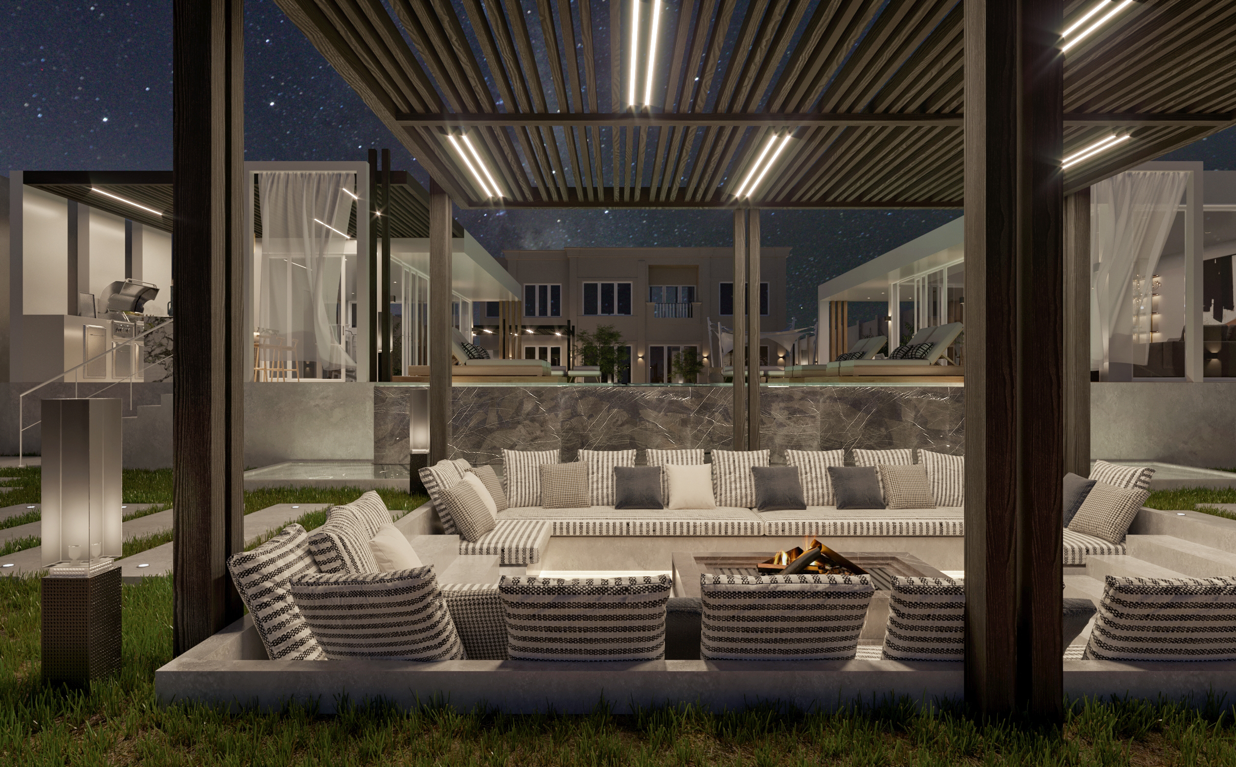 玛丽娜别墅景观丨Citicore interior design llc-19