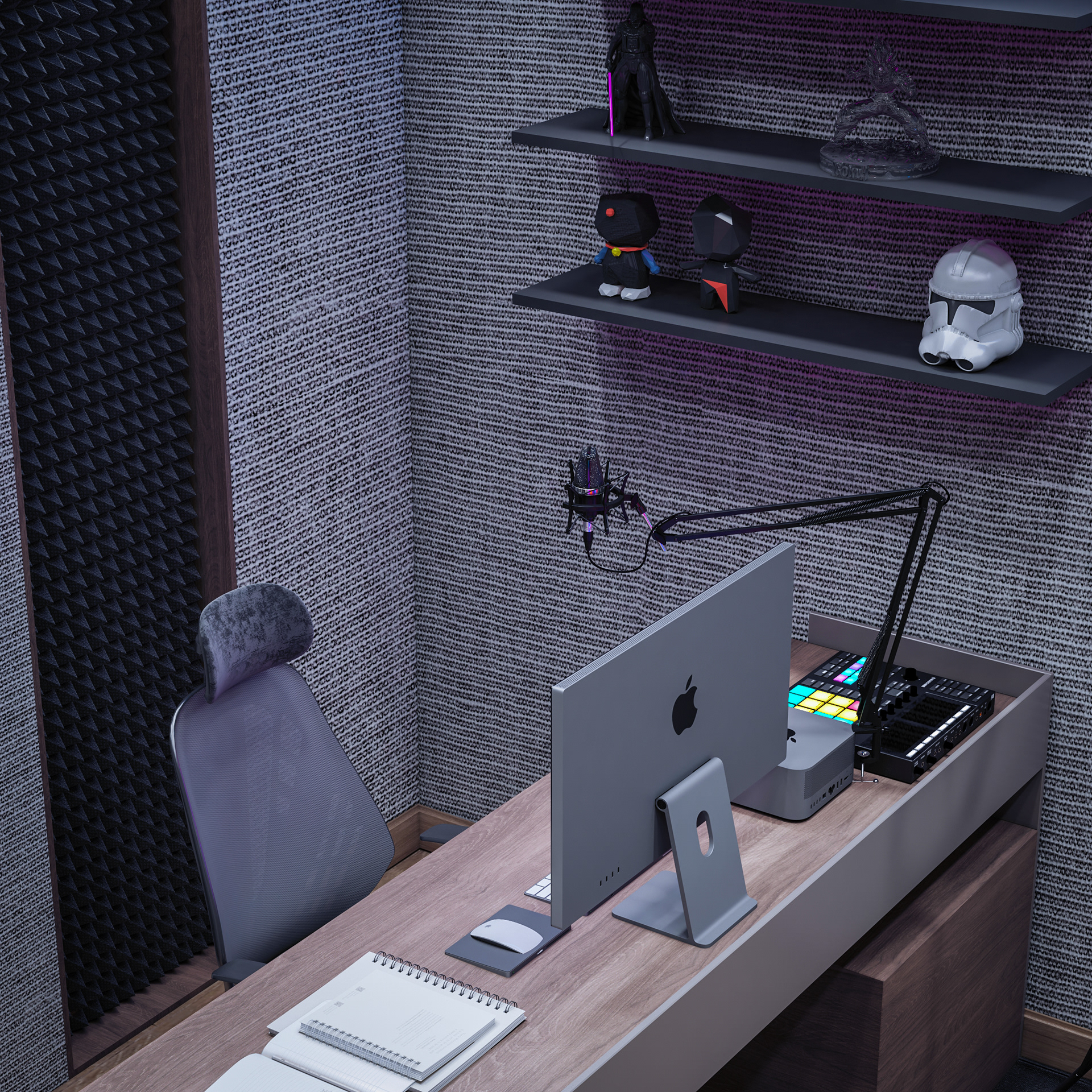 Youtuber 房间设计丨埃及丨DEBO Architecture & Contracting-1