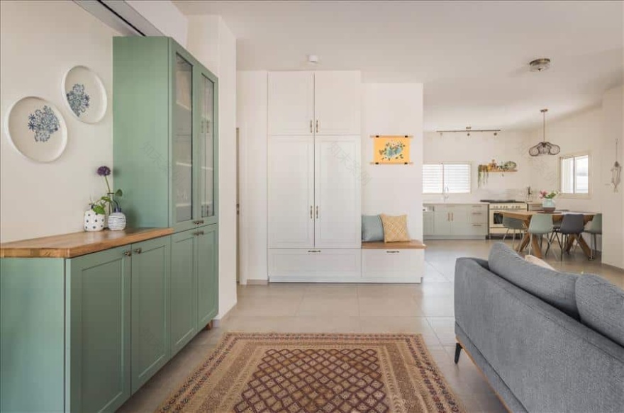 私家4居室室内设计及家居造型项目丨以色列丨阿斯纳特·卡齐尔(אסנת קציר)-6