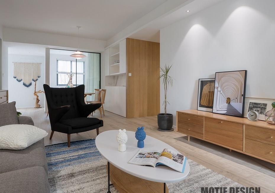 北欧风平层设计 | 原木色调与自然气息的完美融合-0