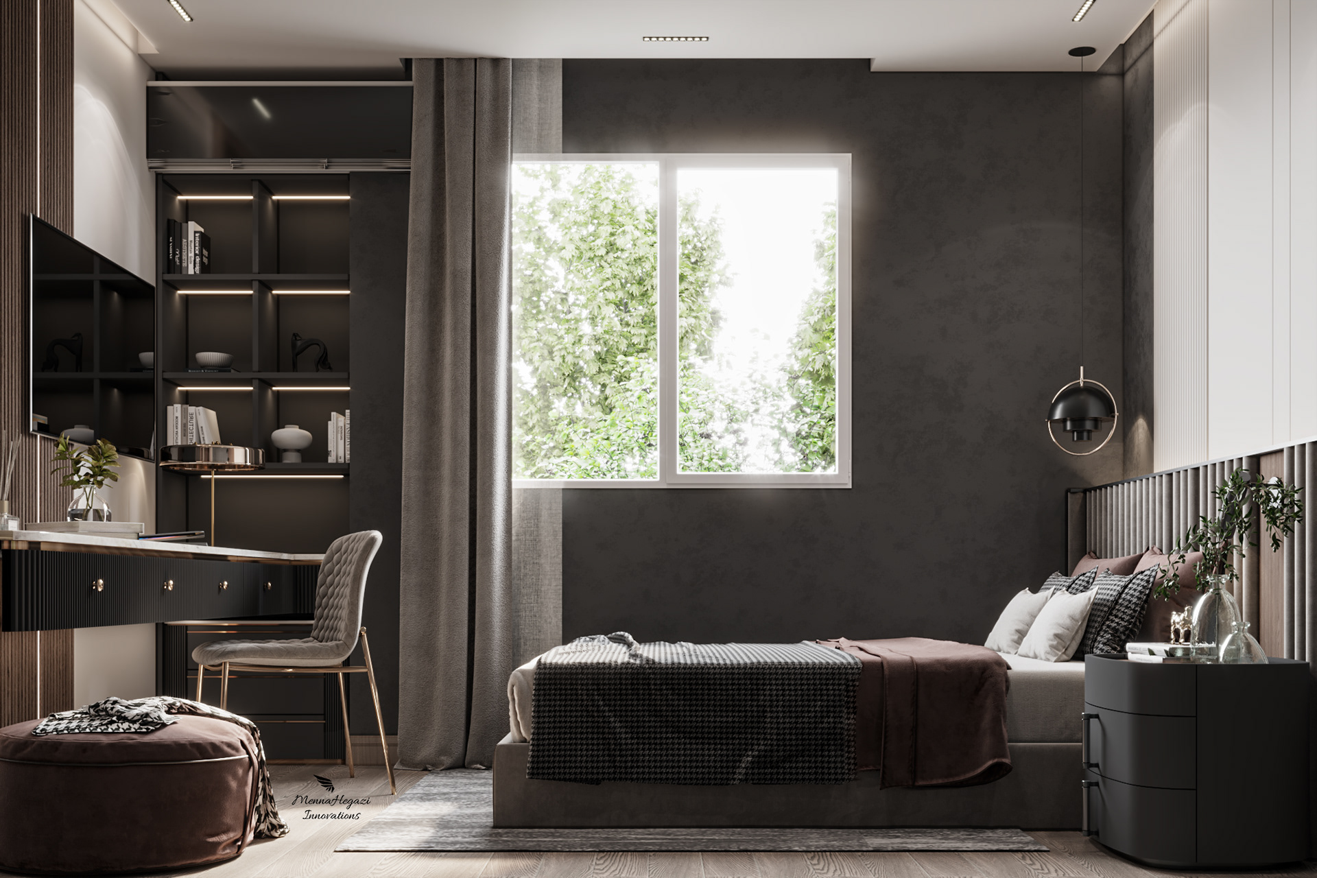 平衡青少年卧室-6