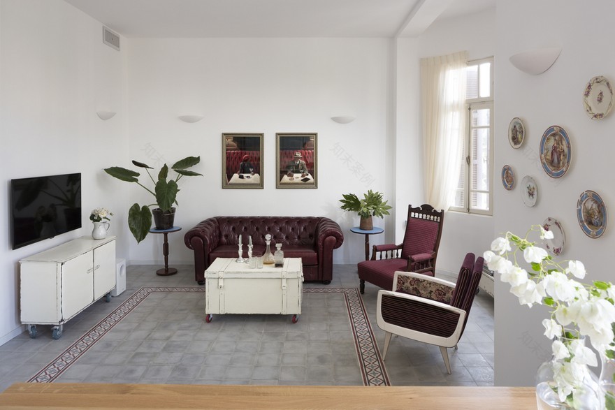 特拉维夫姐妹设计师打造的两套短期租赁公寓-12