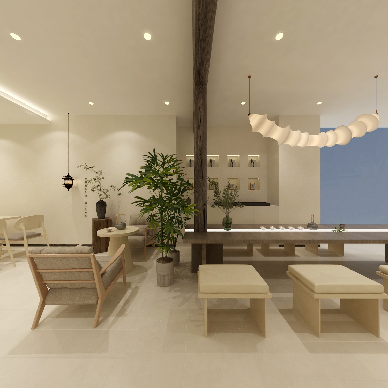 新中式茶咖店设计-2