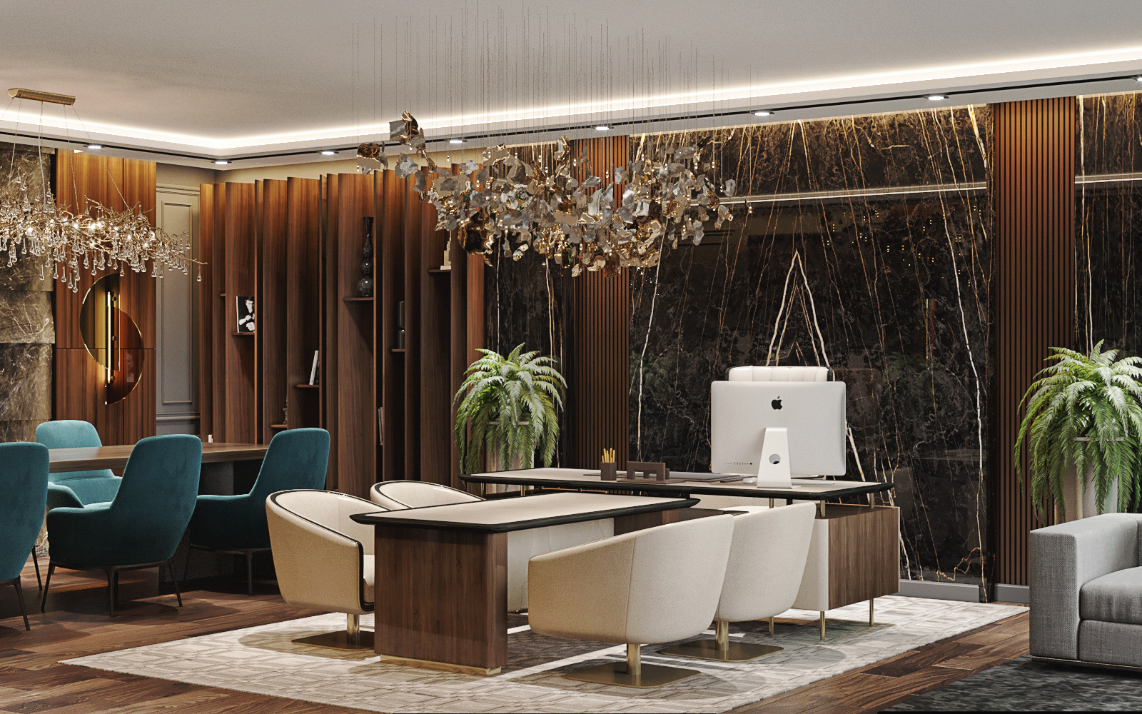 中亚私人办公室设计丨Ibrokhim Sultonov-6