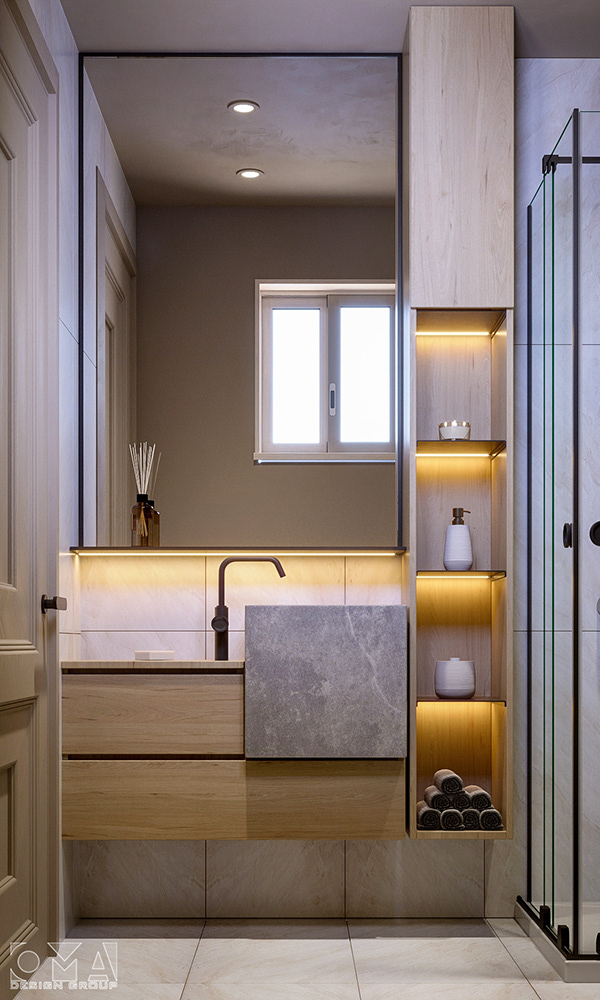 撒哈拉酒店室内设计复式套房丨沙特阿拉伯丨SPIRE-11