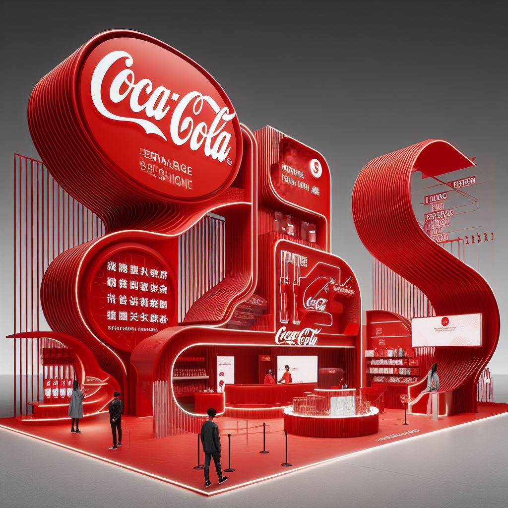 AI simulates the Coca-Cola booth-19