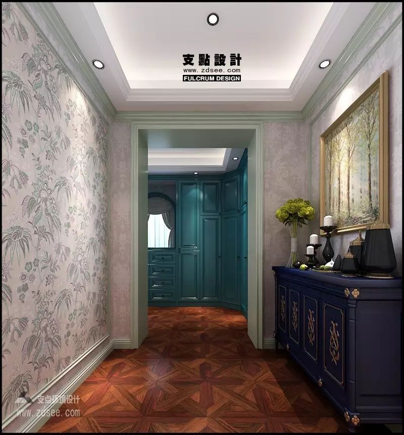 武汉碧海花园别墅美式混搭设计,享受低奢品质生活-41