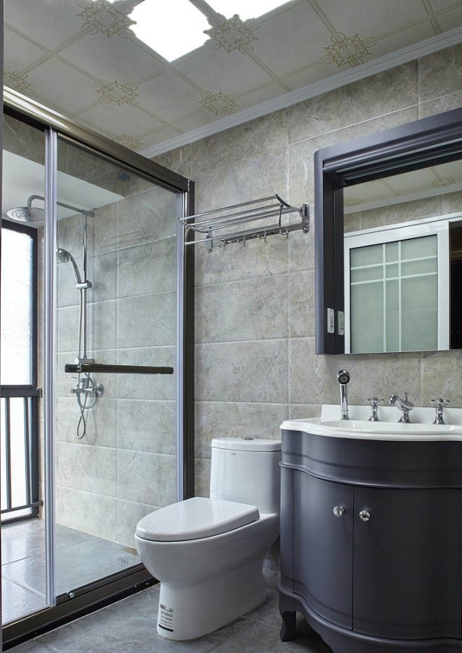 浪漫海蓝——142㎡混搭风住宅 田婧婧-19