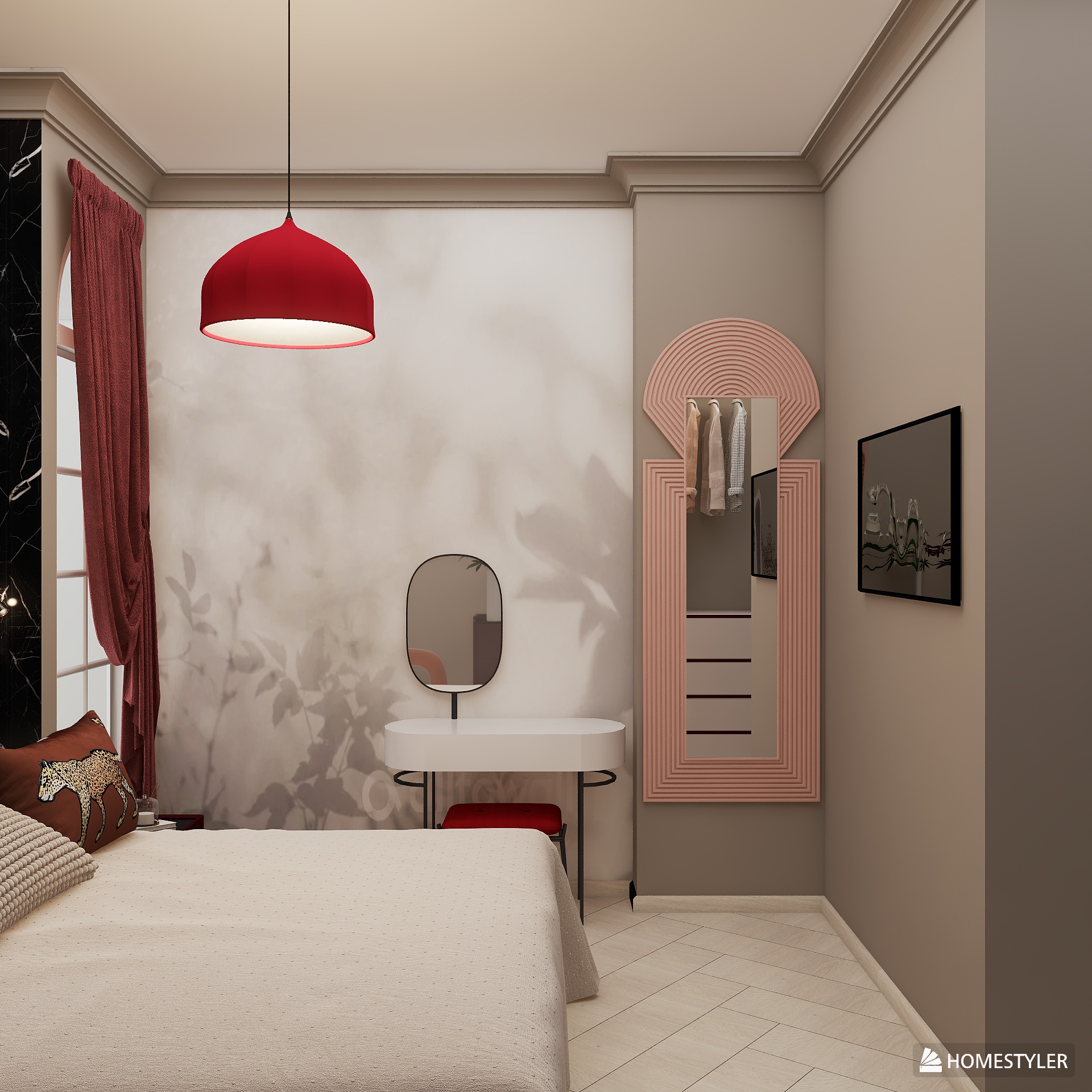 Дизайн Спальни и детской для пары с двумя детьми-6