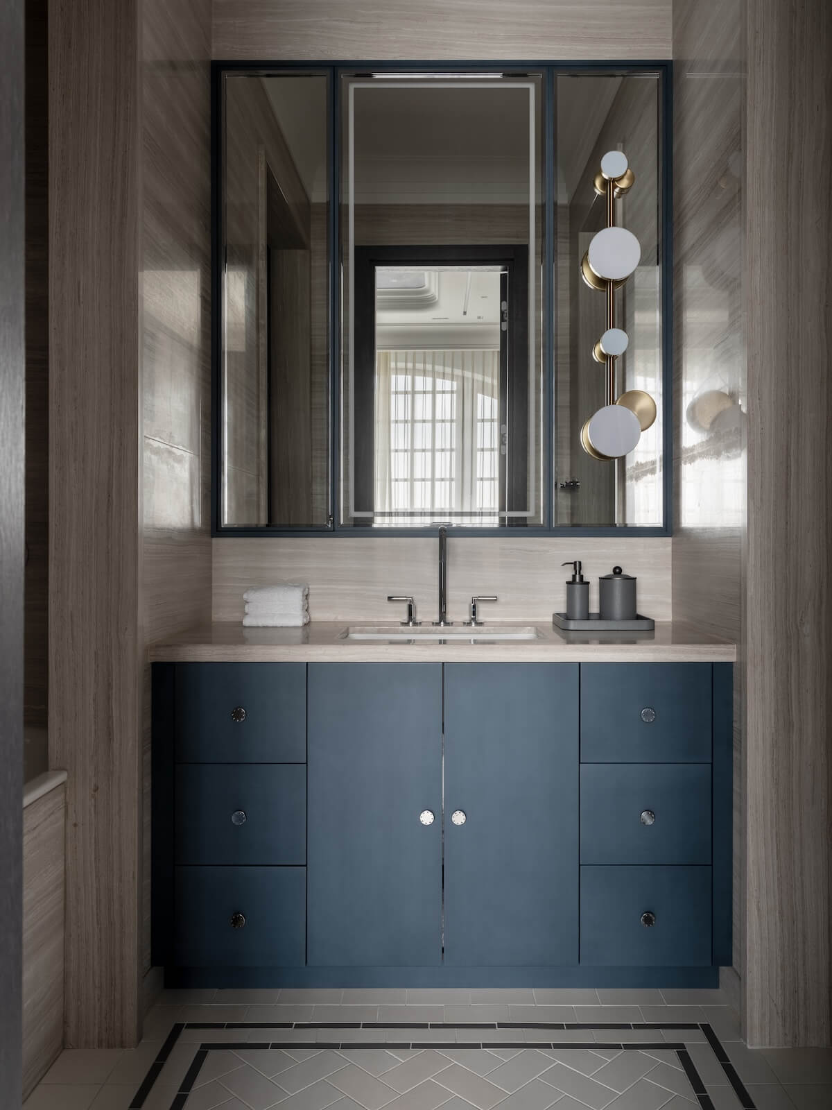 豪华太空主题公寓设计丨俄罗斯莫斯科丨Sergeeva Irina & Alimbekova Olga-38