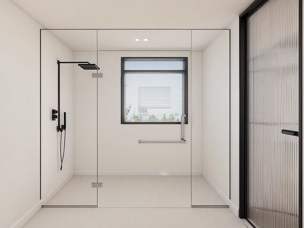 Monochrome Minimalist Apartment | Visualization-10